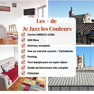  Apartamento Je Jazz Les Couleurs A - Centre Unesco - Parking - Climatisation - Animaux Acceptes